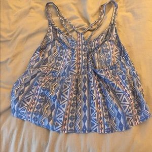 Cropped Hollister tank top